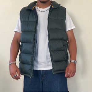 Old Navy Green Puffer Vest